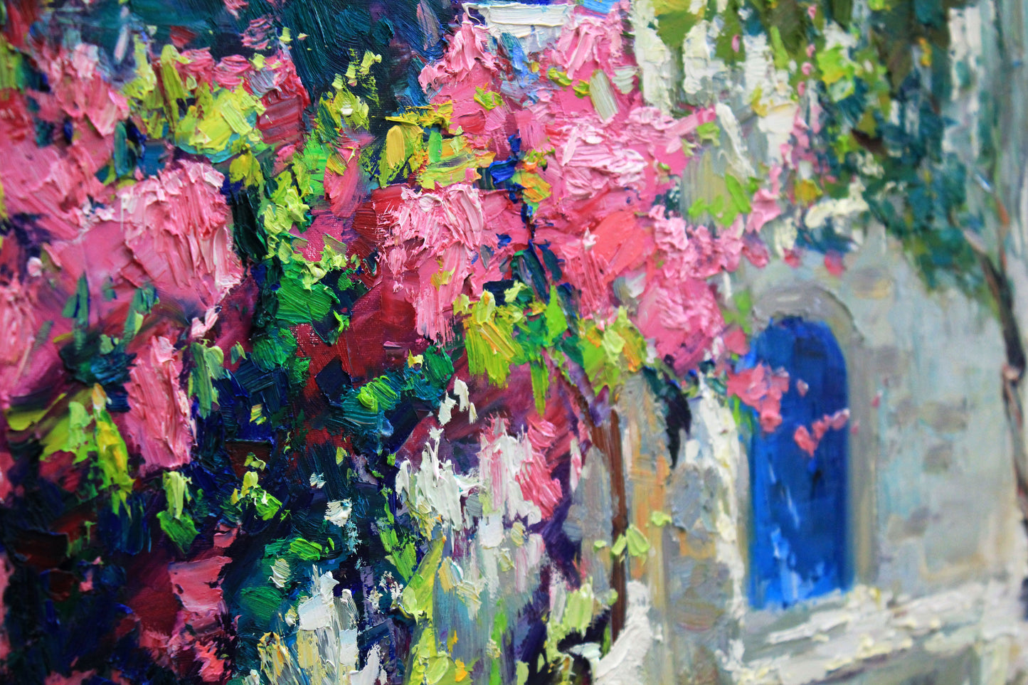 Santorini Greek - original oil painting