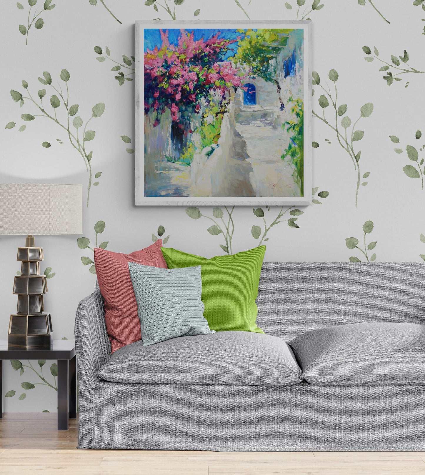 Santorini Greek - original oil painting