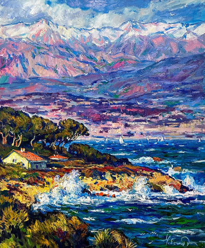 The Azure Shore of Happiness. France Antibes