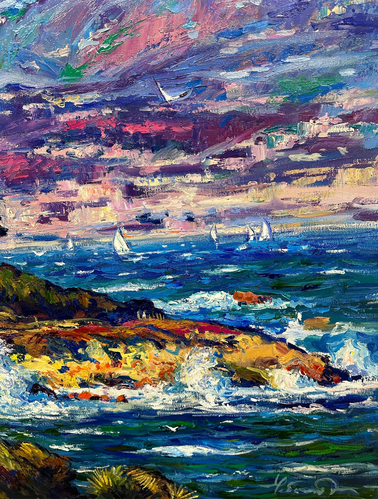 The Azure Shore of Happiness. France Antibes