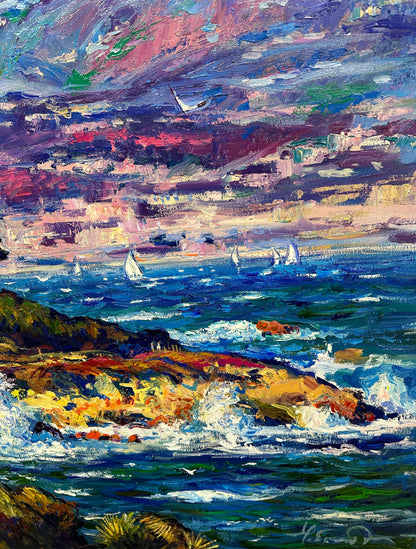 The Azure Shore of Happiness. France Antibes