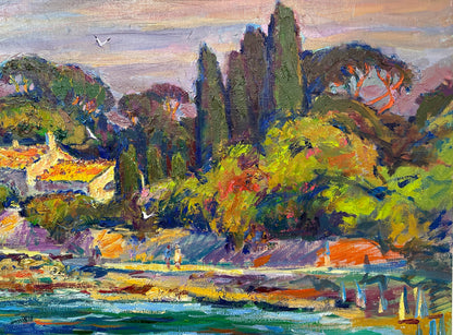 Evening Beach, La Garoup, Antibes. France Antibes