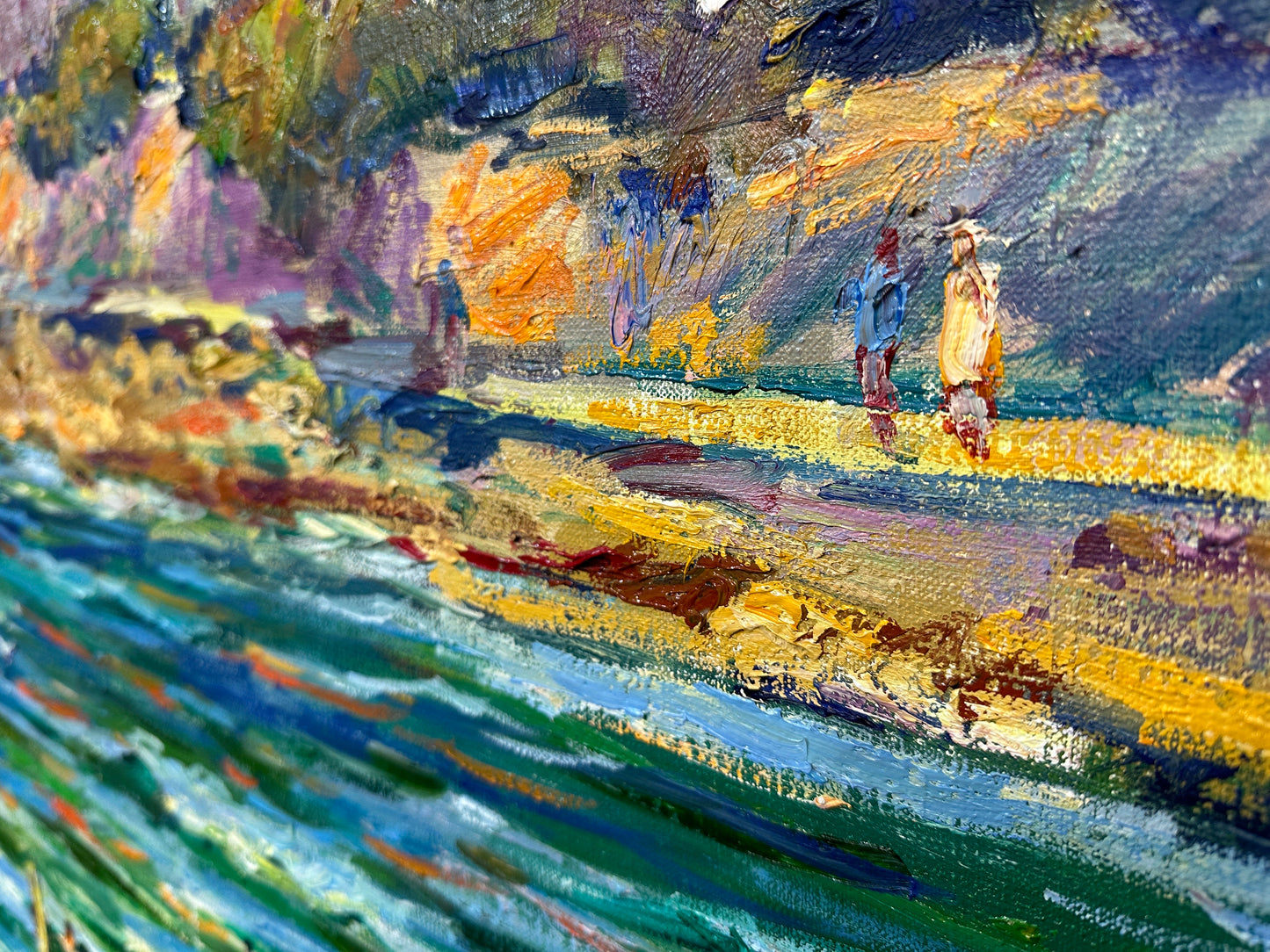 Evening Beach, La Garoup, Antibes. France Antibes